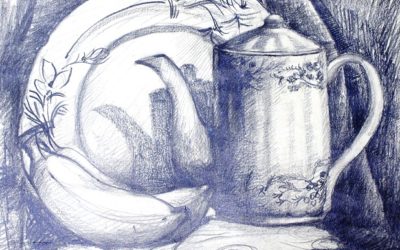 Title-Still Life by pencil