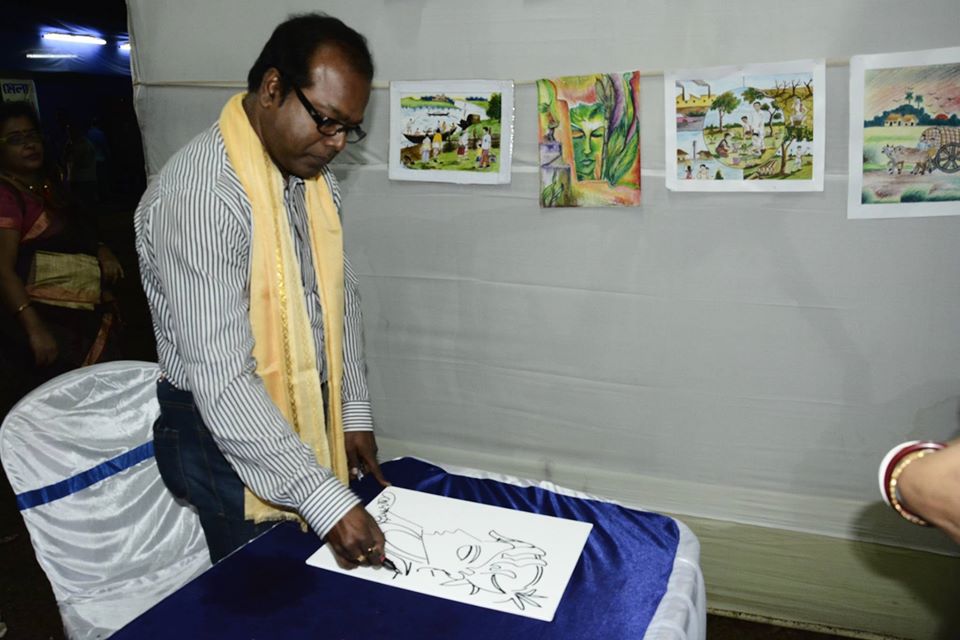 Annual Art Exhibition by PMSHILPA,at Medinipur.