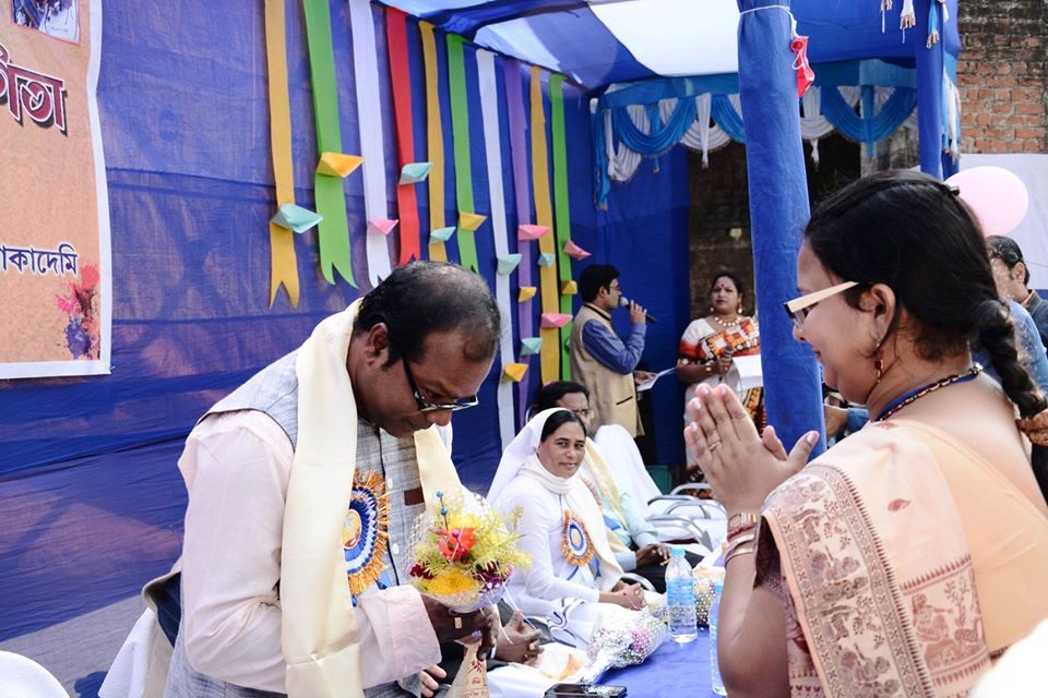 Honour & awarded by Rong Tuli at Medinipur,Wset Bengal