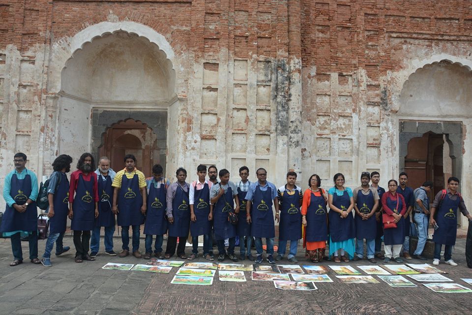 1st International Art Festival at Katra Masjid, Murshidabad