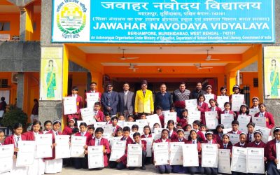 Influencer Book of World Record by the Students of JNV Murshidabad
